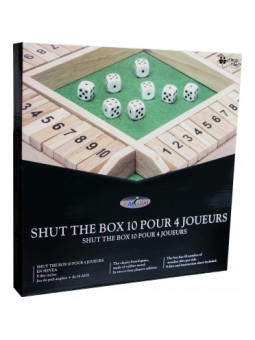 Shut the Box 10 pour 4 joueurs