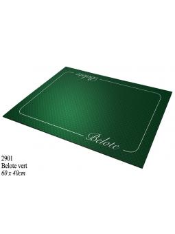 Tapis Belote Coeur de Pique Excellence Vert