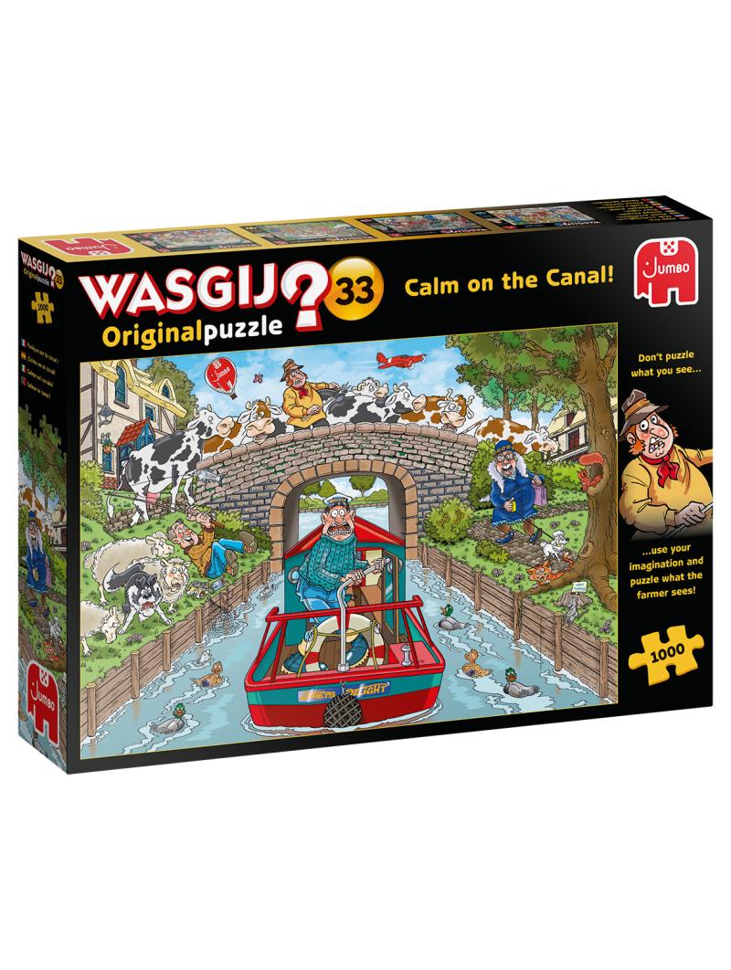 1000-Wasgij Original 33 Calm on the Canal!