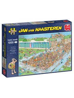 Jan van Haasteren – Embouteillages à la piscine (1000 pièces)