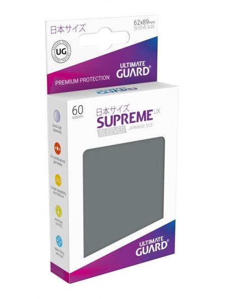 Ultimate Guard 60 pochettes Supreme UX Sleeves format japonais Gris Foncé