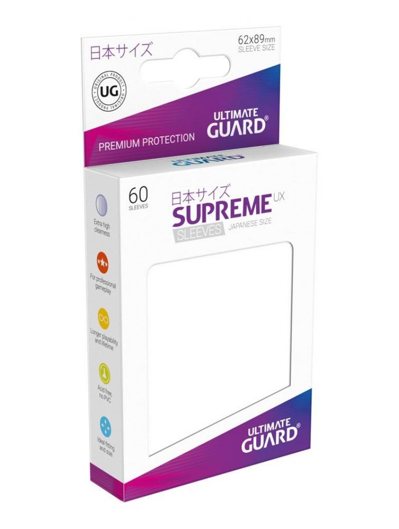 Ultimate Guard 60 pochettes Supreme UX Sleeves format japonais Blanc