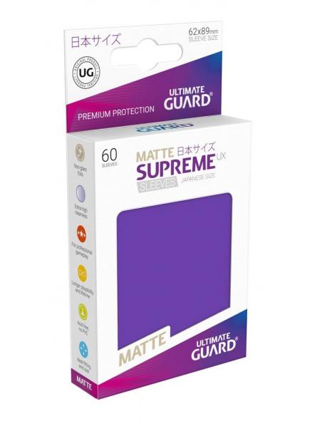 Ultimate Guard 60 pochettes Supreme UX Sleeves format japonais Violet Mat