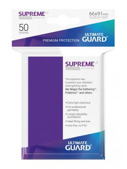 Ultimate Guard 50 pochettes Supreme UX Sleeves taille standard Violet