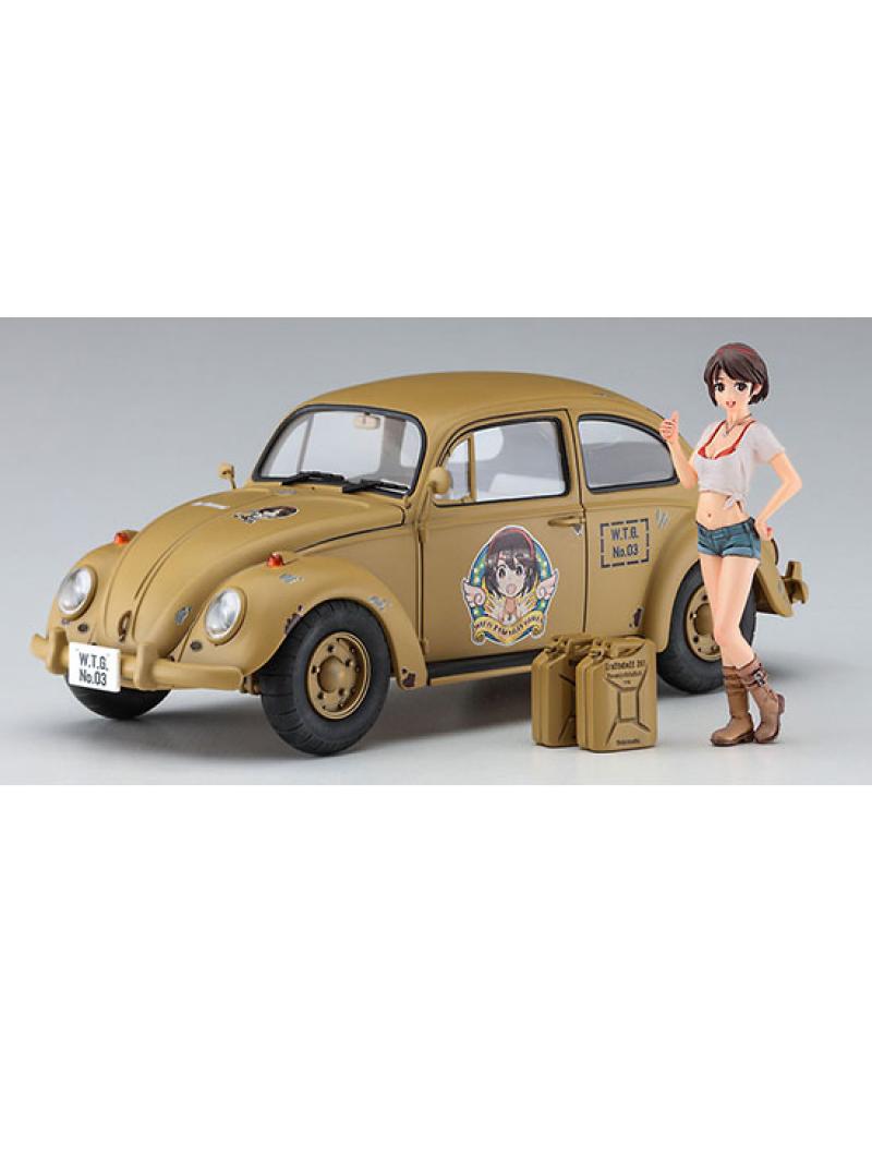 VW BEETLE + EGG GIRL 1/24