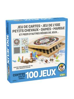 COFFRET 100 JEUX JUNIOR EN BOIS