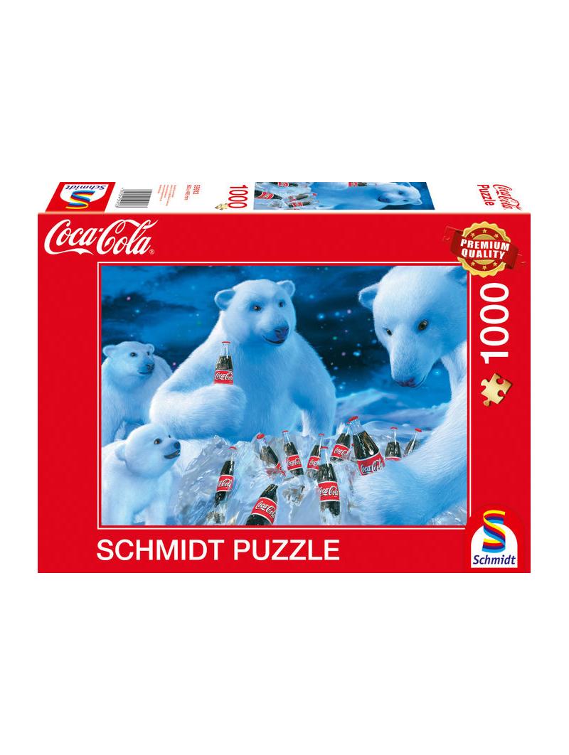 Puzzle Coca Cola 1000 pcs - Ours Polaires