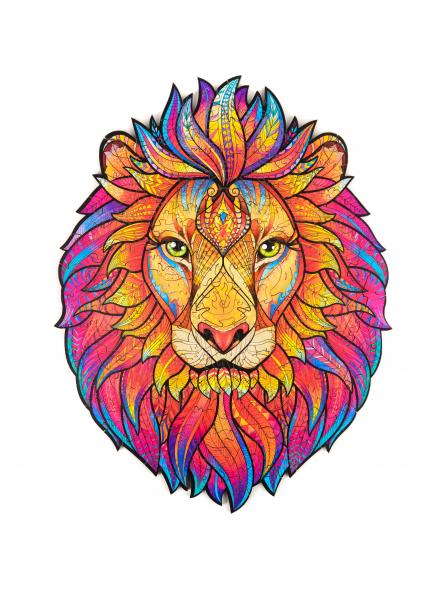 Puzzle en bois - Lion - Taille S (106 pcs)