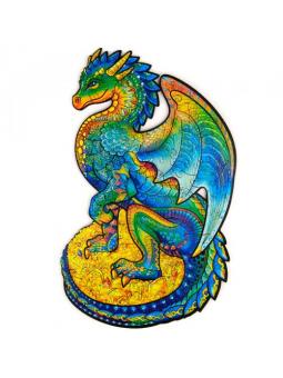 Puzzle en bois - Dragon - Taille S (97 pcs)