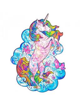 Puzzle en bois - Licorne - Taille S (103 pcs)