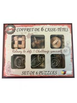 COFFRET RETRO 6 CASSES TETE