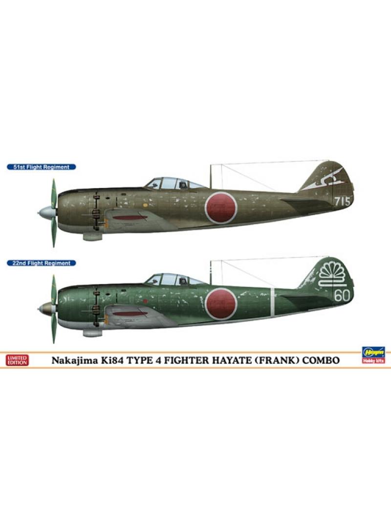 1/72 NAKAJIMA KI84 TYPE 4 FIGHTER HAYATE (FRANK) COMBO 2 Kits inclus.