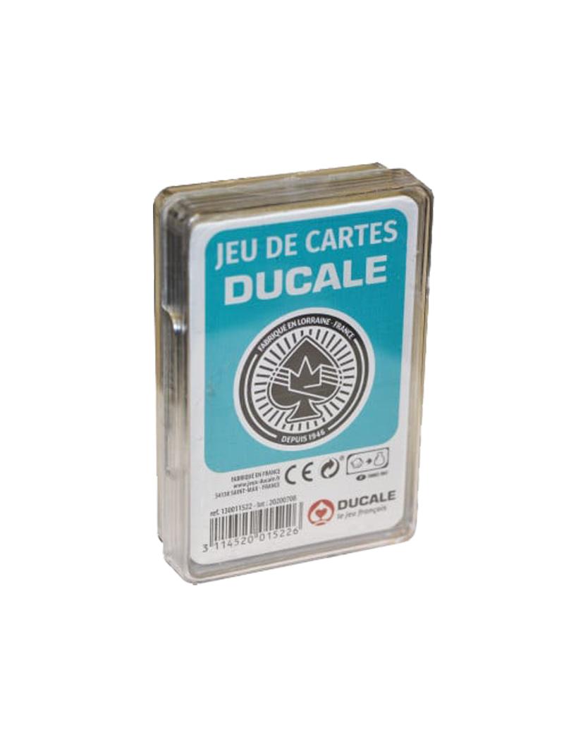 JEU DE 54 CARTES BOITE PLASTIQUE