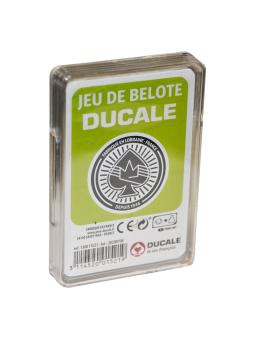 JEU 32 CARTES BELOTE BOITE PLASTIQUE