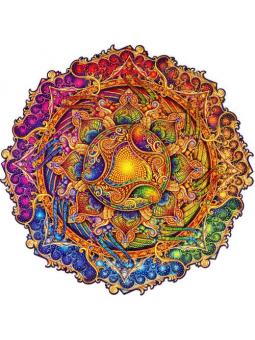 Puzzle en bois – Mandala Abondance inépuisable – Taille XL (700 pcs)