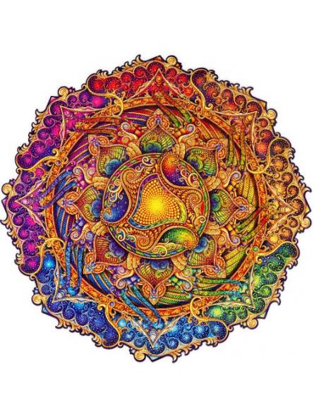 Puzzle en bois – Mandala Abondance inépuisable – Taille XL (700 pcs)