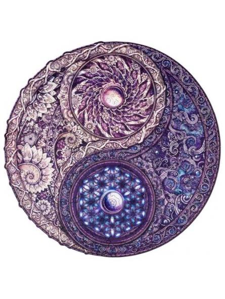 Puzzle en bois – Mandala Opposés primordiaux – Taille L (350 pcs)