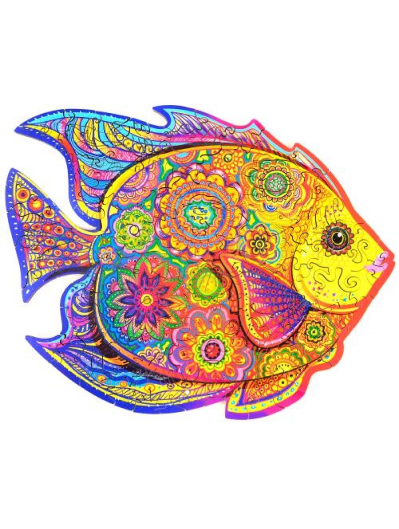 Puzzle en bois - Poisson - Taille M (196 pcs)