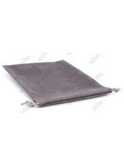 Bourse Petit Format Velour Gris