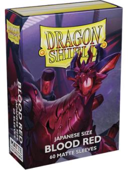 60 Dragon Shield Matte Japanese Blood Red