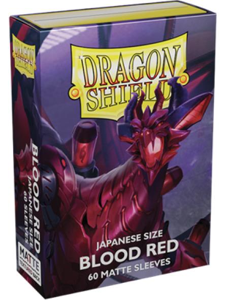 60 Dragon Shield Matte Japanese Blood Red