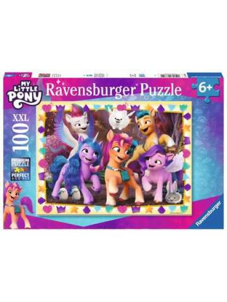Puzzle 100 p XXL Aventures entre Poneys