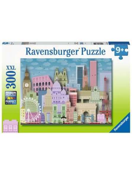 Puzzle 300 p XXL Europe colorée