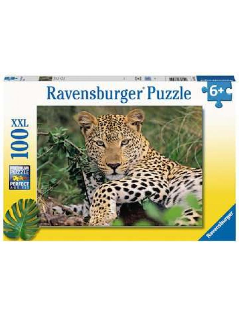 Puzzle 100 p XXL Vio le léopard