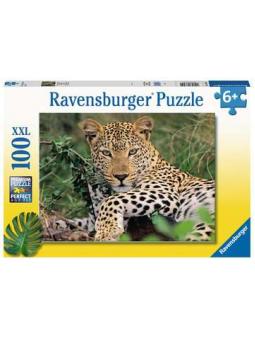 Puzzle 100 p XXL Vio le léopard