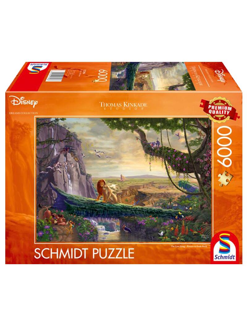 Puzzle Disney 6000p Le Roi Lion Retour au Rocher
